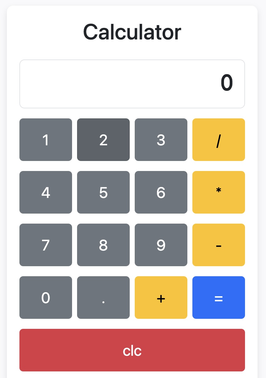 Javascript Calculator